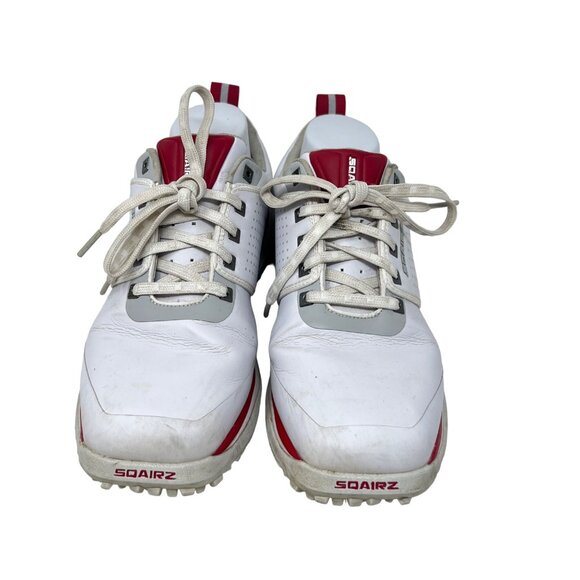 Sqairz Mens Arrow White Red Golf Shoe Synthetic Leather Size 8.5‎ main image 8